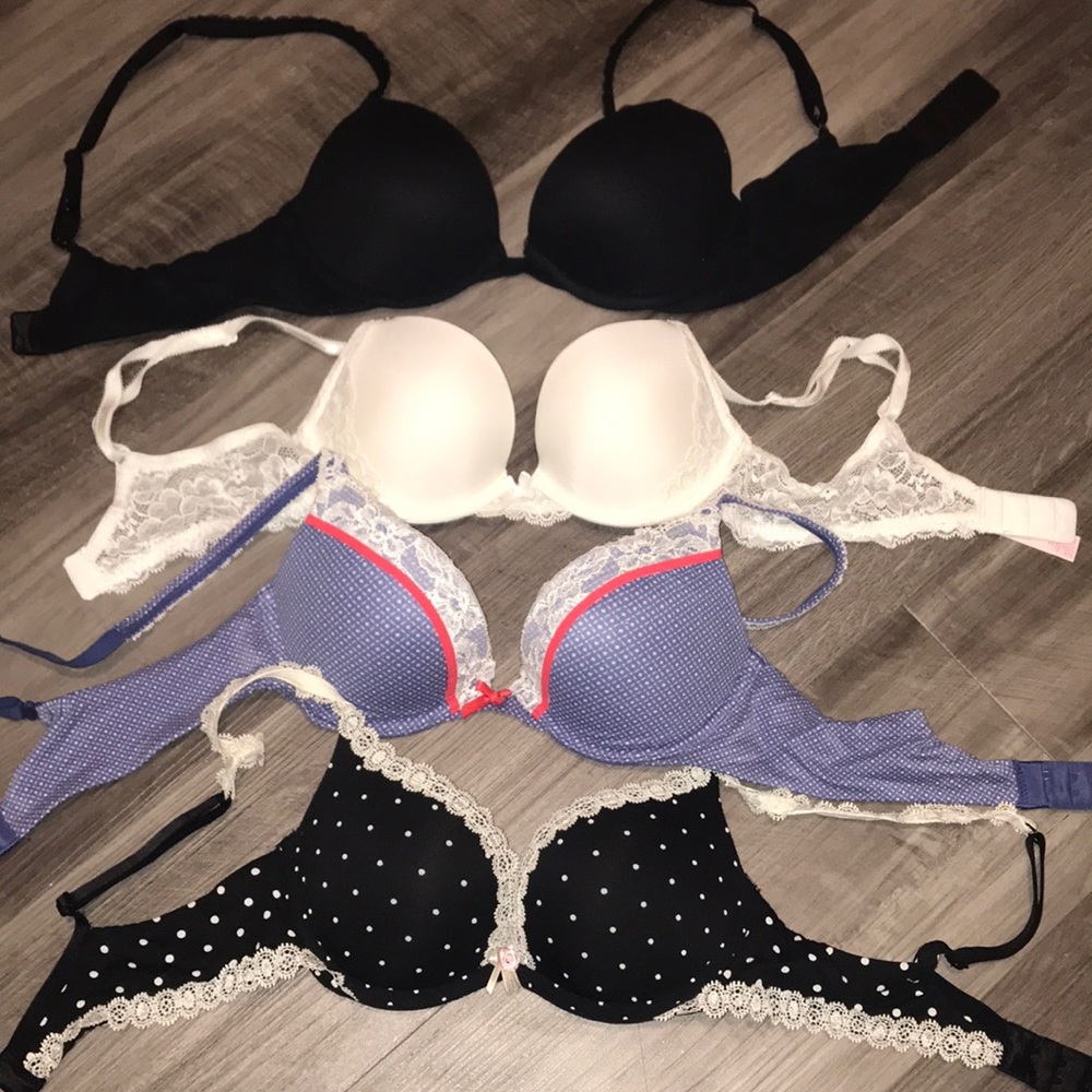 GUC bundle of 4 VS push up bras